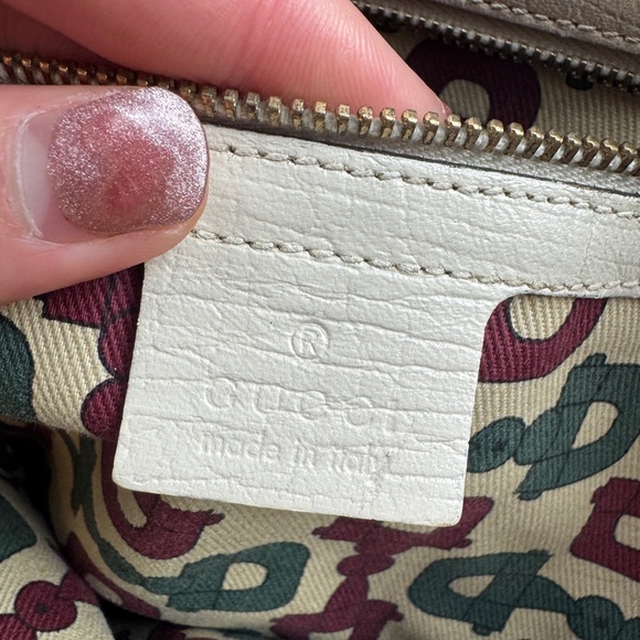 Gucci Web Tote with Green and Red Stripes - Picture 12 of 16